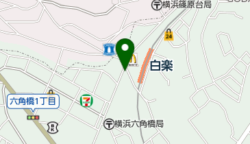 松屋 白楽店の地図画像