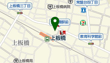 松屋 上板橋店の地図画像