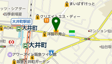 松屋 大井町店の地図画像