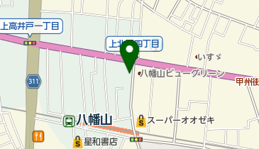 松屋 八幡山店の地図画像