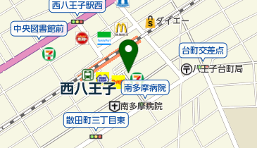 松屋 西八王子店の地図画像