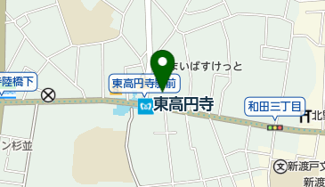 松屋 東高円寺店の地図画像