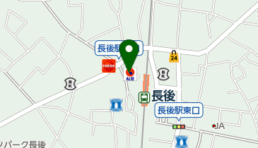 松屋 長後店の地図画像