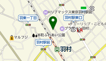 松屋 羽村店の地図画像