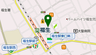 松屋 福生店の地図画像