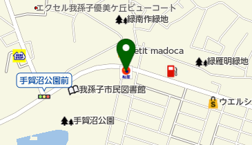 松屋 我孫子若松店の地図画像