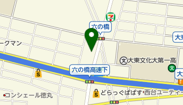 松屋 高島平店の地図画像