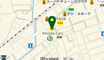 松屋 東千葉店の地図画像