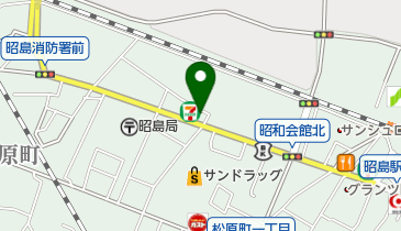 松屋 昭島松原町店の地図画像