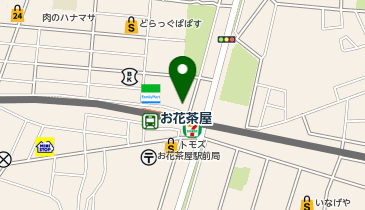 松屋 お花茶屋店の地図画像