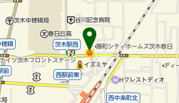 松屋 JR茨木店(松のや併設)の地図画像