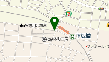 松屋 下板橋店の地図画像