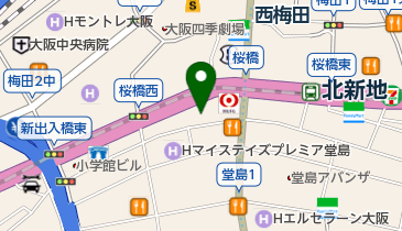 松屋 桜橋店の地図画像