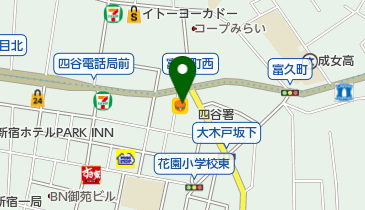 松屋 新宿1丁目店の地図画像