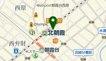 松屋 朝霞台店の地図画像