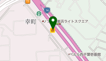 松屋 千葉幸町店の地図画像