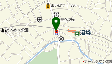 松屋 沼袋店の地図画像