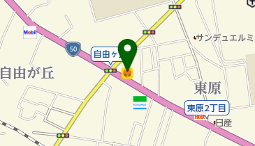 松屋 水戸東原店 ※6月23日10時閉店予定。ご愛顧ありがとうございました。の地図画像