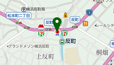 松屋 反町店の地図画像