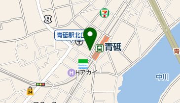 松屋 青砥店の地図画像