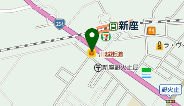 松屋 野火止店(松のや併設)の地図画像