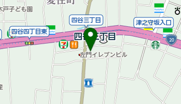 松屋 四谷三丁目店の地図画像