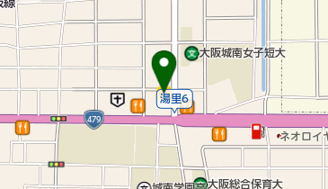 松屋 東住吉湯里店の地図画像