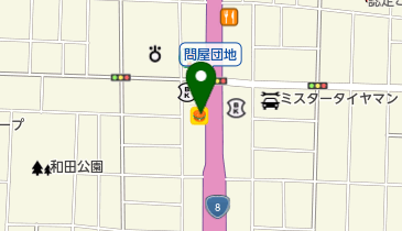 松屋 福井御幸店の地図画像