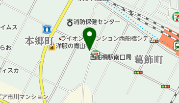 松屋 西船橋南店の地図画像