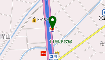 松屋 豊山店の地図画像