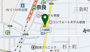 松屋 奈良駅前店の地図画像