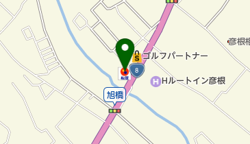 松屋 彦根店の地図画像