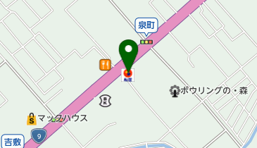 松屋 山口店(松のや併設)の地図画像