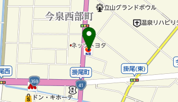 松屋 富山掛尾店(松のや併設)の地図画像