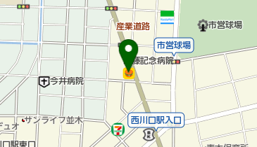 松屋 川口並木店の地図画像