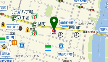 松屋 広島胡町店の地図画像
