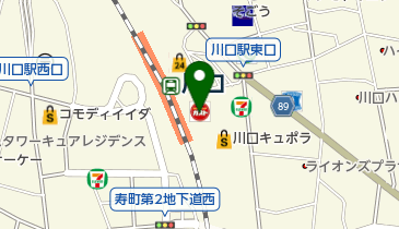 松屋 川口駅前店の地図画像