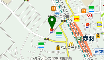 松屋 赤羽西口店の地図画像