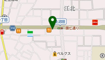 松屋 足立江北店の地図画像