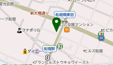 松屋 船堀店の地図画像