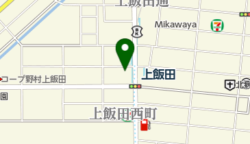 松屋 上飯田店の地図画像