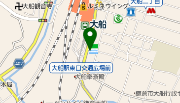 松屋 大船駅前店の地図画像