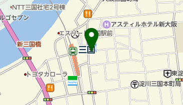松屋 三国店の地図画像
