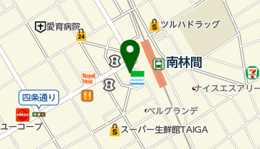 松屋 南林間店の地図画像