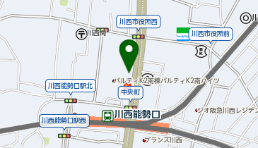 松屋 川西能勢口店(マイカリー食堂併設)の地図画像