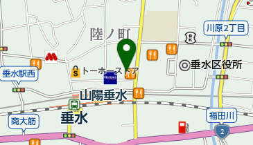 松屋 垂水店の地図画像