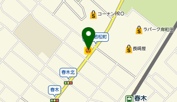 松屋 春木店の地図画像