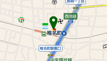 松屋 椎名町店の地図画像