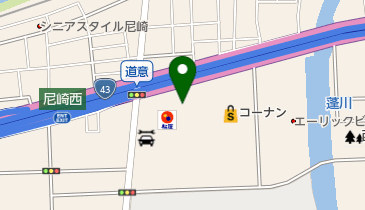 松屋 尼崎アマドゥ店の地図画像