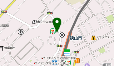 松屋 狭山市駅前店の地図画像